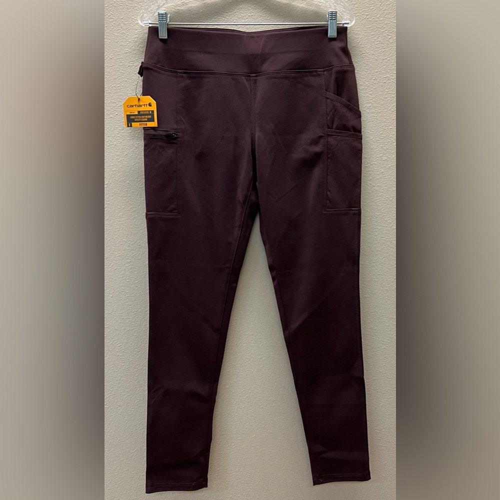 Carhartt - NEW With Tags - Medium (8-10) reg - Dark Burgundy Utility Leggings